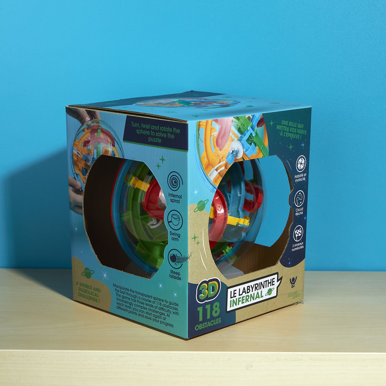 LaBoule - INFERNAL LABYRINTH MONTESSORI GAME 17 CM