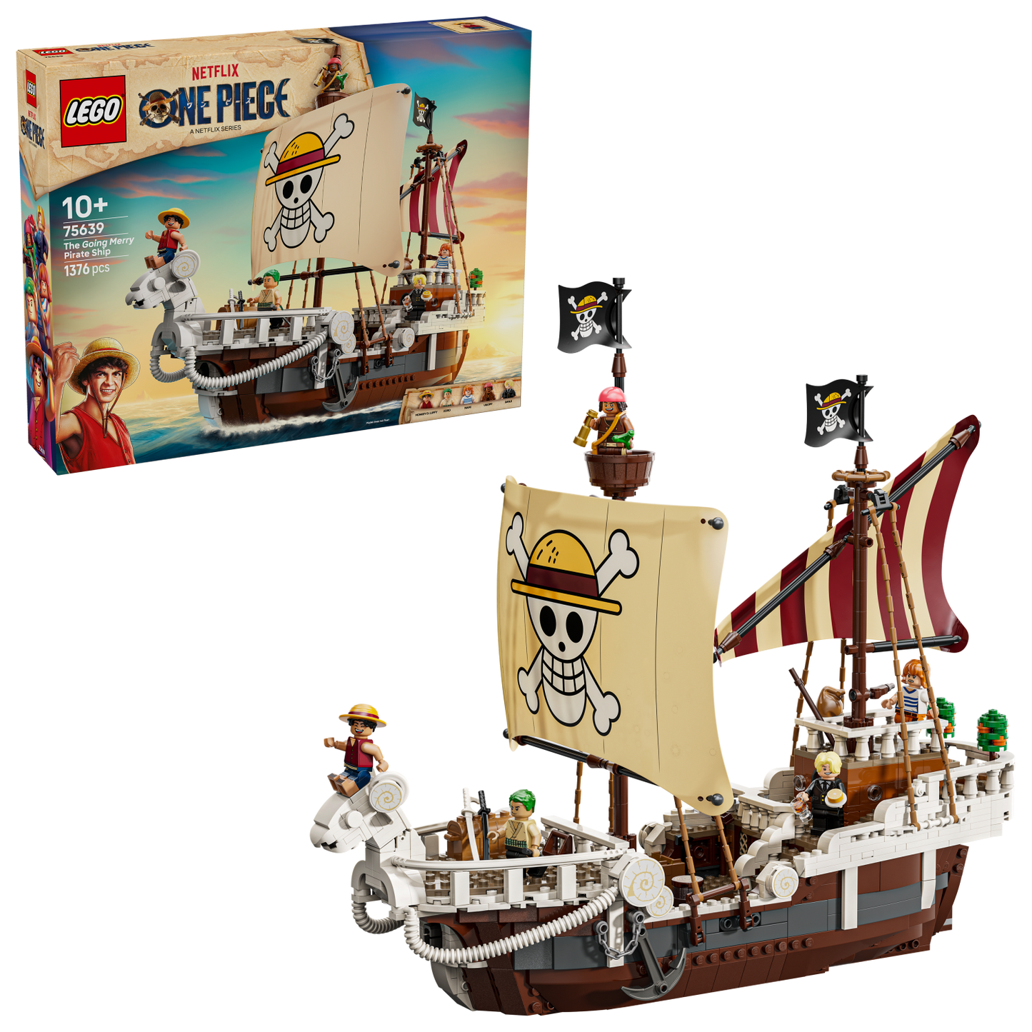 Lego One Piece 75639 Le bateau pirate Vogue Merry