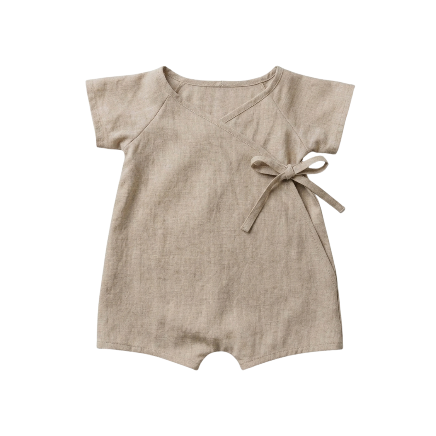 Barboteuse Été Bébé Kimono en Lin
