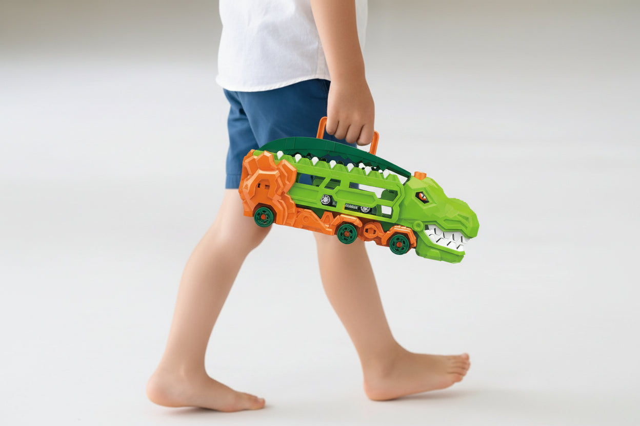 3-in-1 Dinosaur Truck - Transport and Ramp
