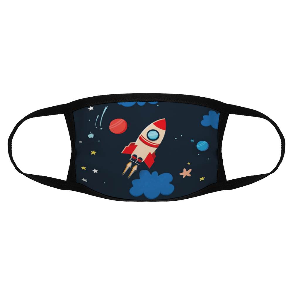 Maschera protettiva "Rocket" riutilizzabile per bambini di età superiore ai 2 anni