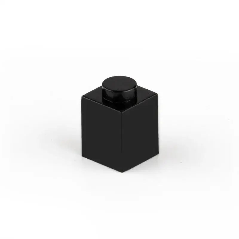 Bloc construction lego 50pcs briques lego 1x1 noir lisse avec stud arrondi et finition brillante