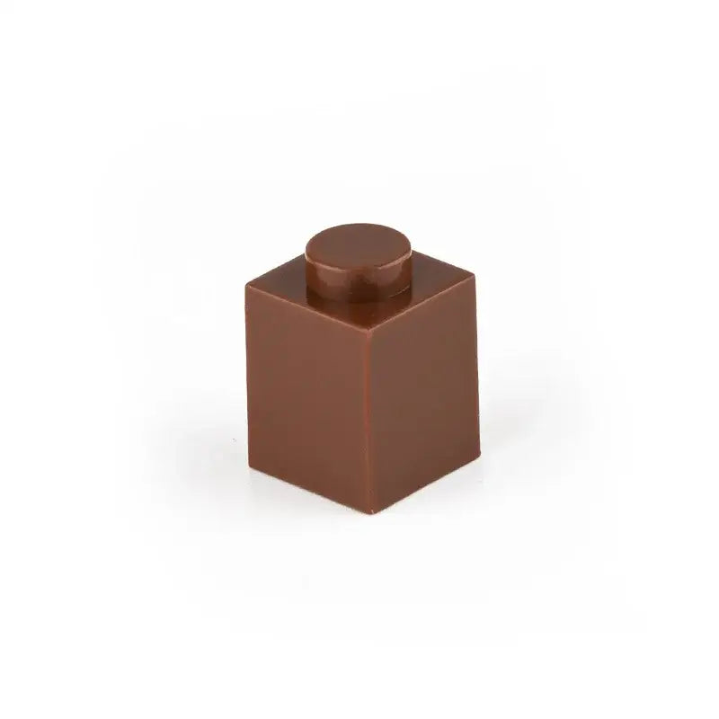 Brique lego 1x1 ronde marron en plastique pour 50pcs bloc construction lego base pour création modulaire