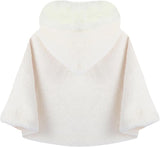 Poncho bébé hiver avec capuche – Cape chaude