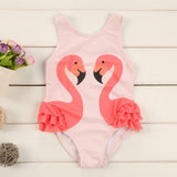 Maillot de bain flamant rose pour bébé