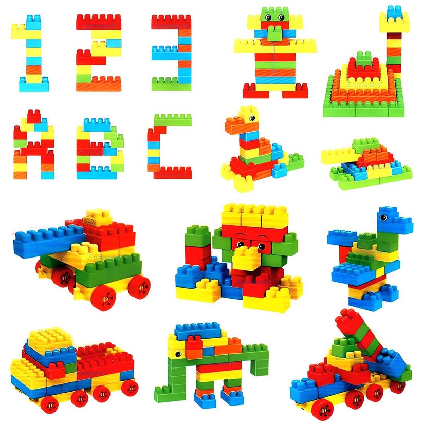 Blocchi di Costruzione per Bambini 130 Pezzi