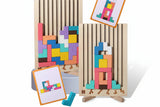 Puzzle Tetris Montessori en Bois