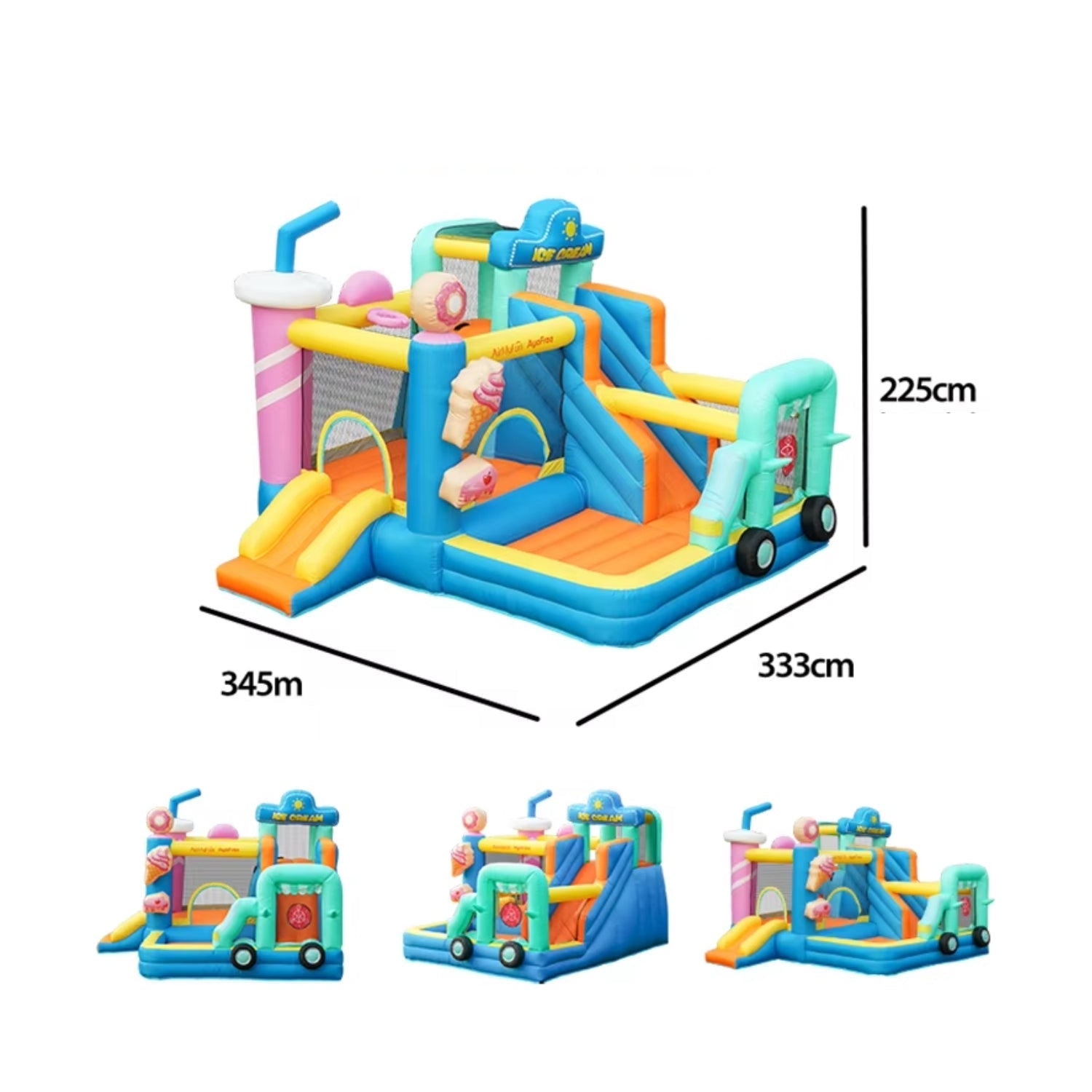 Castello gonfiabile per bambini con giochi | GigglePlay
