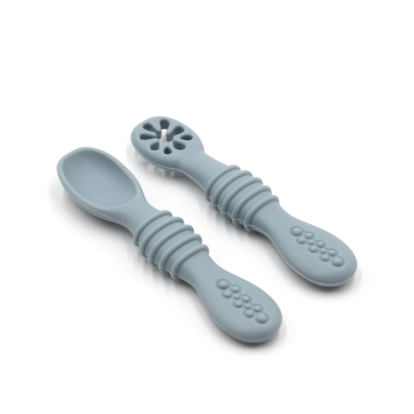 Lot de 2 cuillères d'apprentissage pour bébé