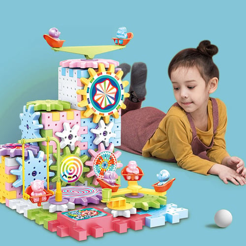 Educational Gear Building Set - Building Blocks - ImagineBlock Wonderland™