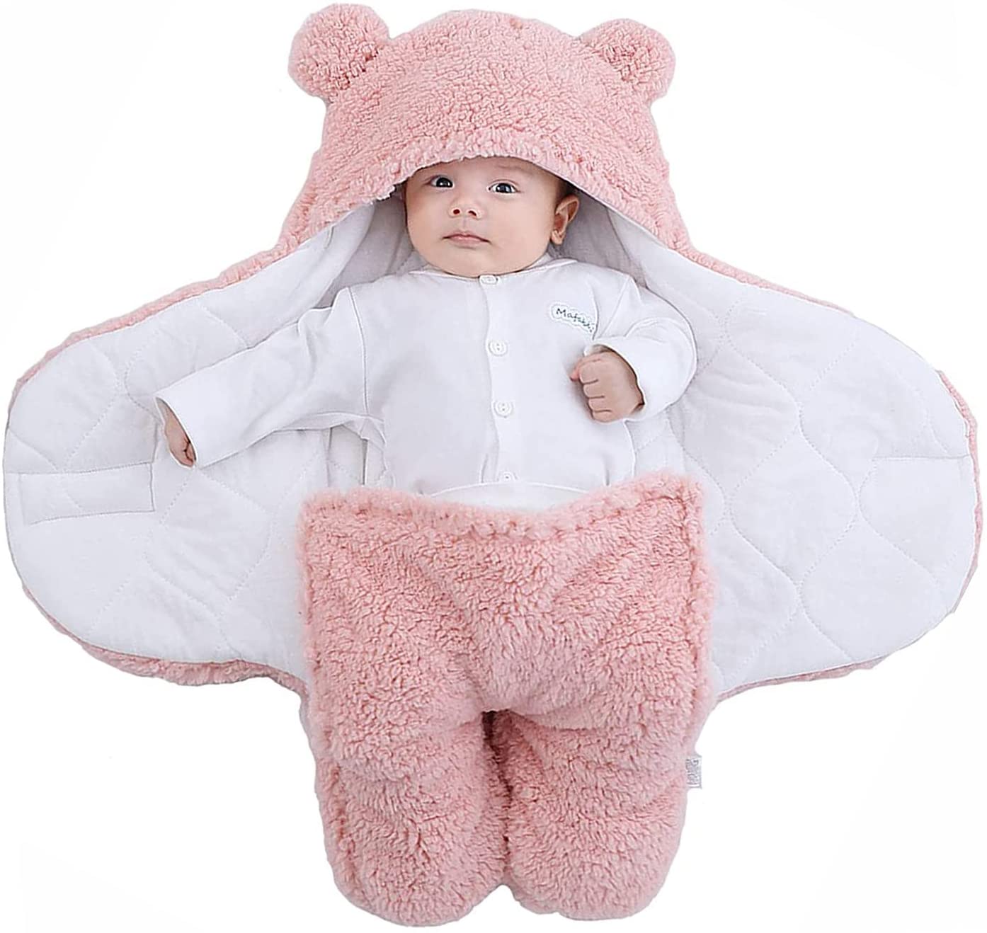 Nid d'ange Bébé - Couverture Polaire Ourson Hiver