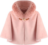 Poncho bébé hiver avec capuche – Cape chaude