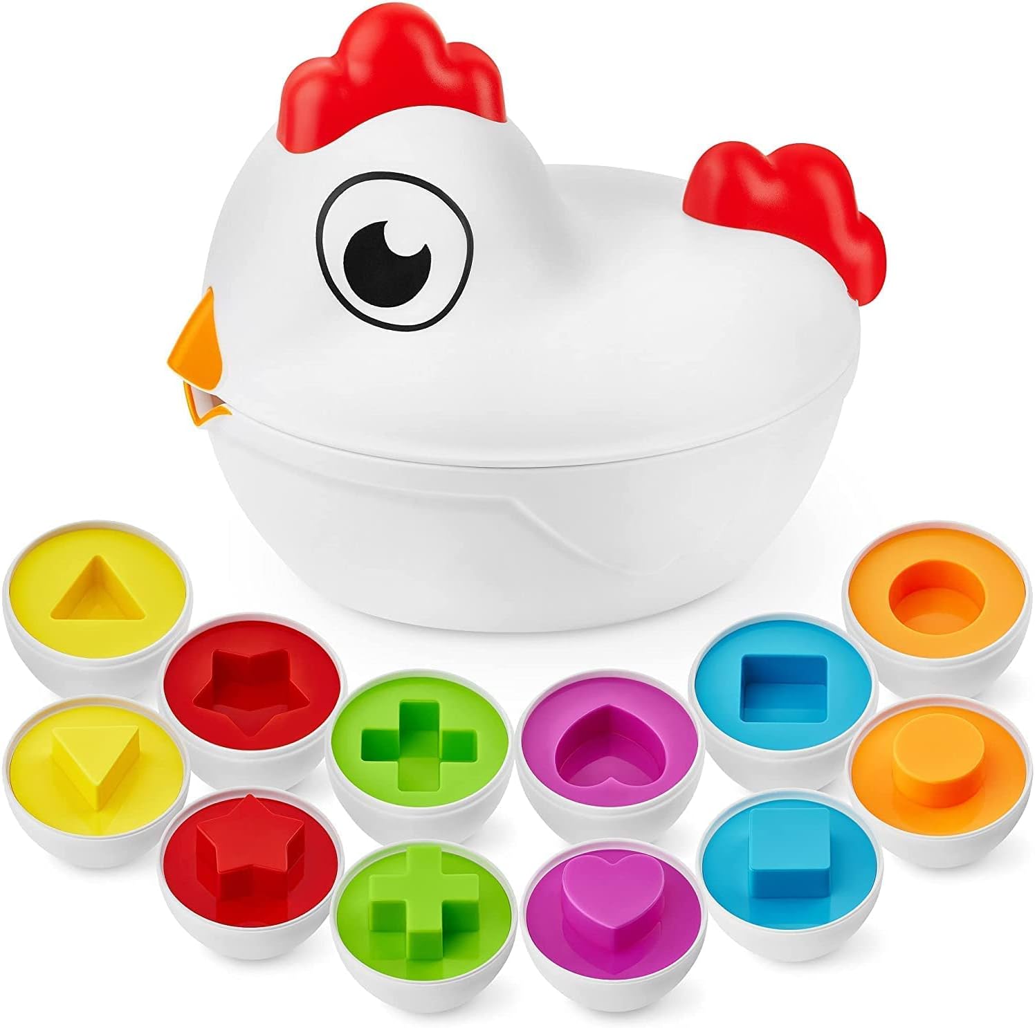 Oeufs Montessori de Tri Formes et Couleurs