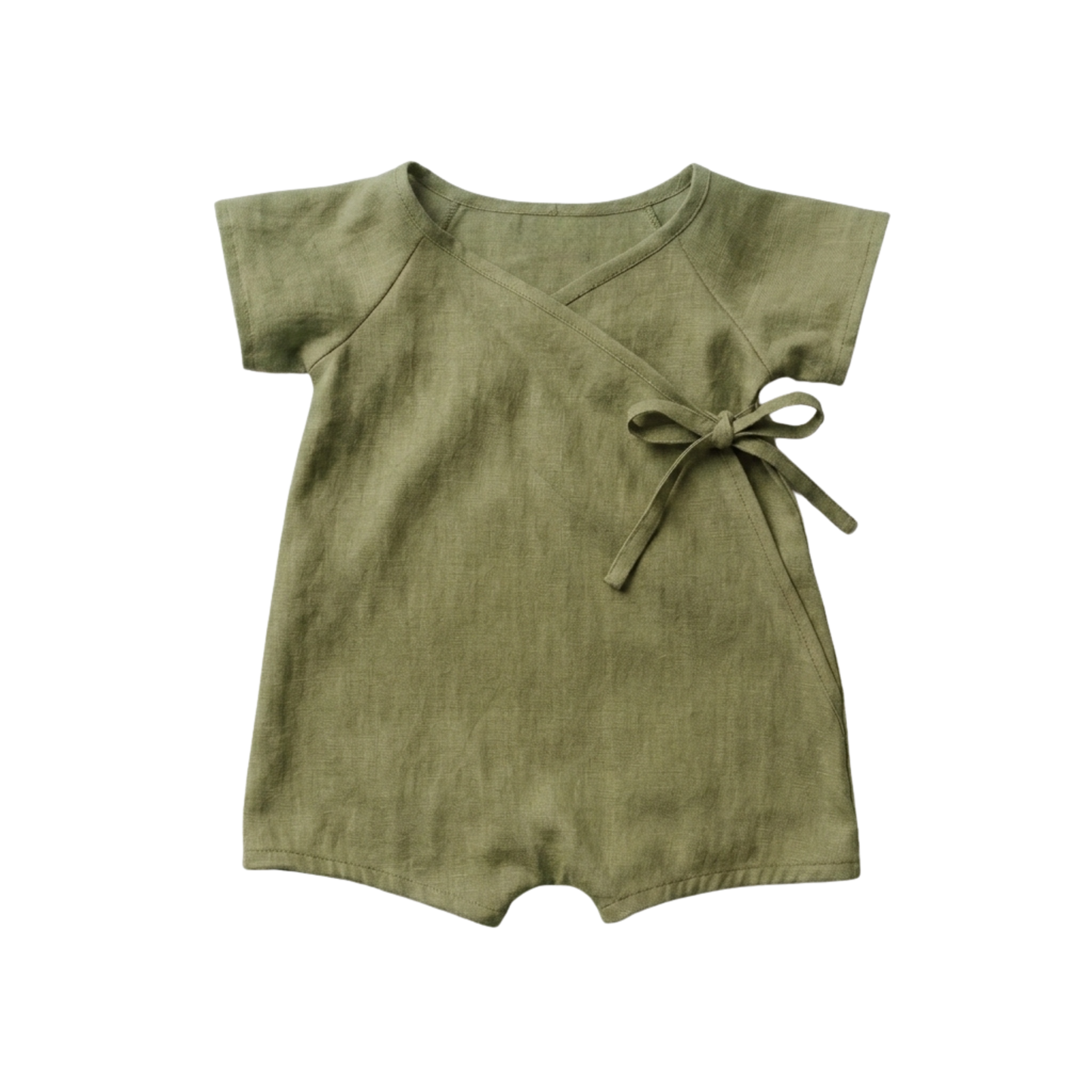 Barboteuse Été Bébé Kimono en Lin