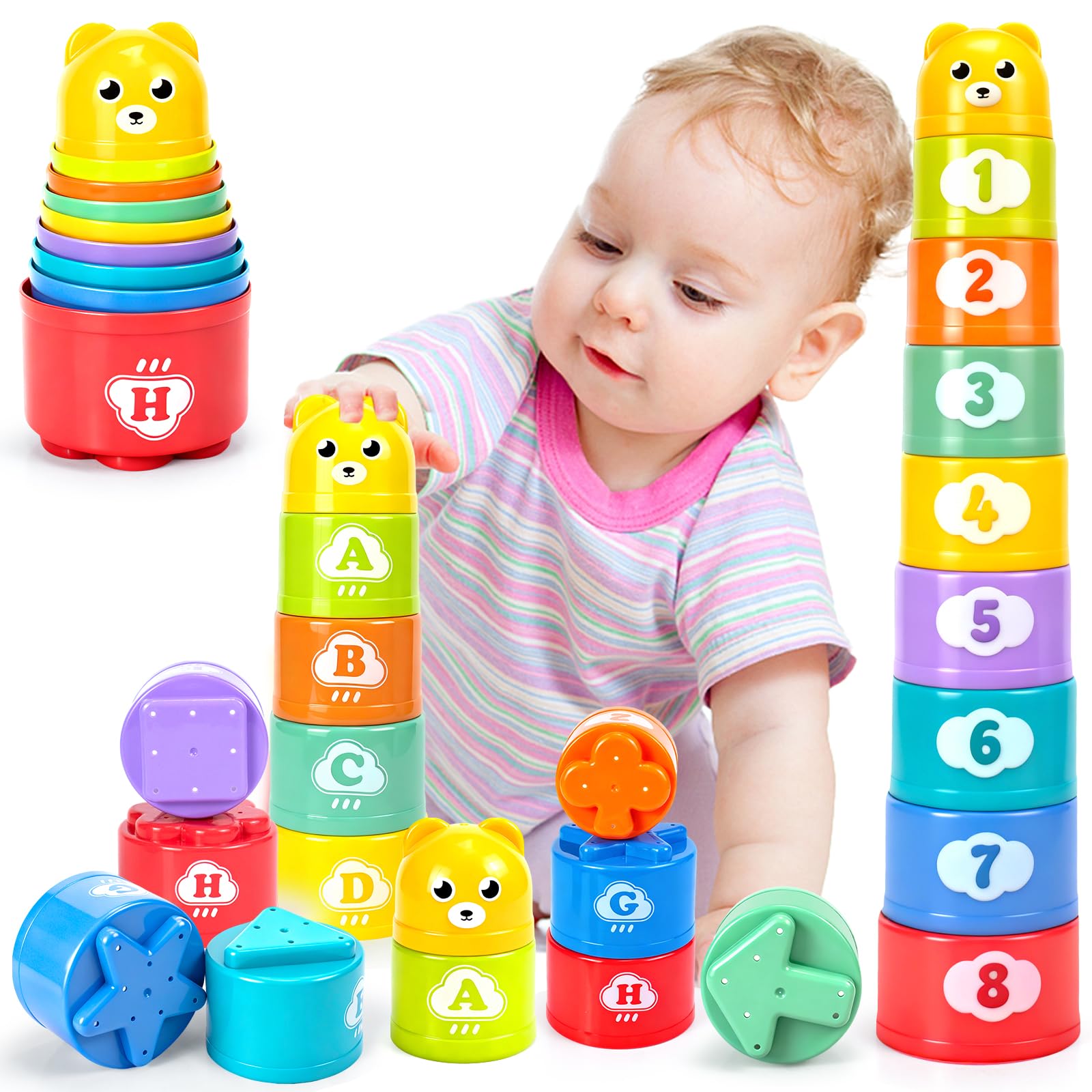 Jouet Gobelets Empilables Bébé