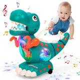 Giocattolo Dinosauro Musicale Strisciante per Bambini