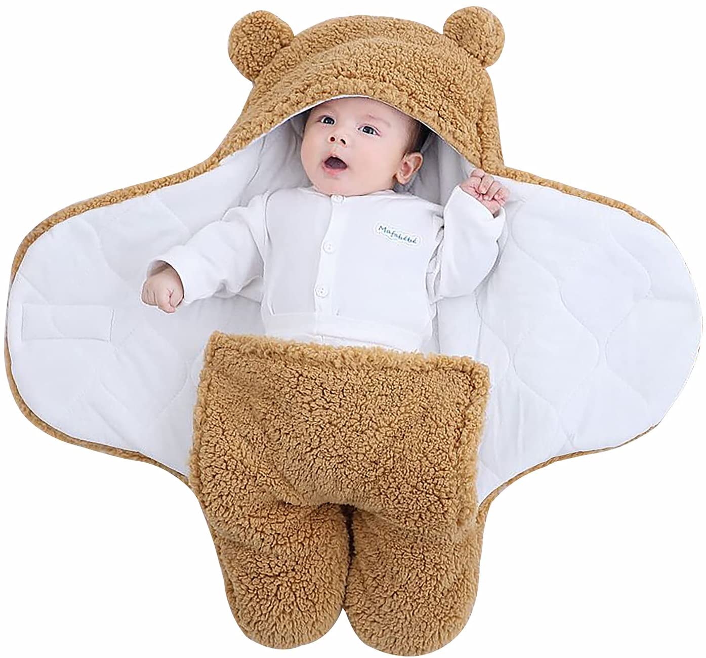 Nid d'ange Bébé - Couverture Polaire Ourson Hiver