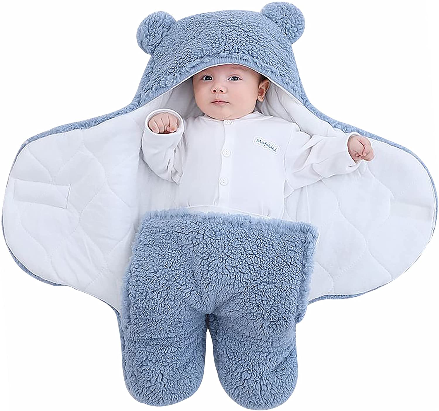Nid d'ange Bébé - Couverture Polaire Ourson Hiver