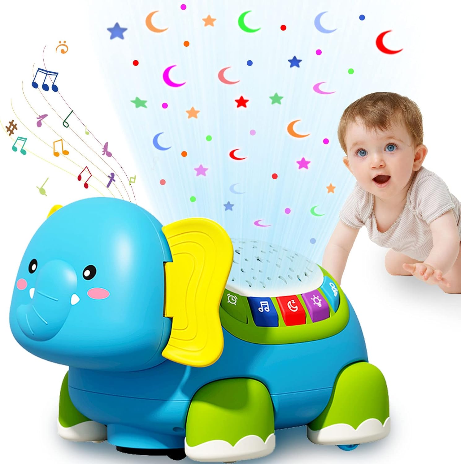 Giocattolo Elefante Musicale Luminoso