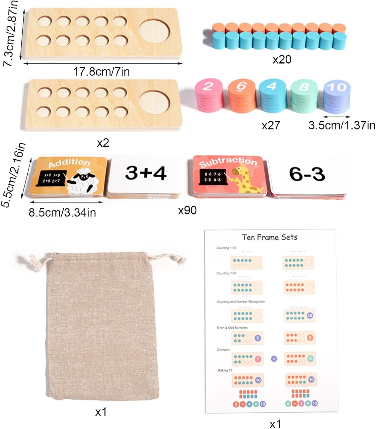 Boite de calcul Montessori