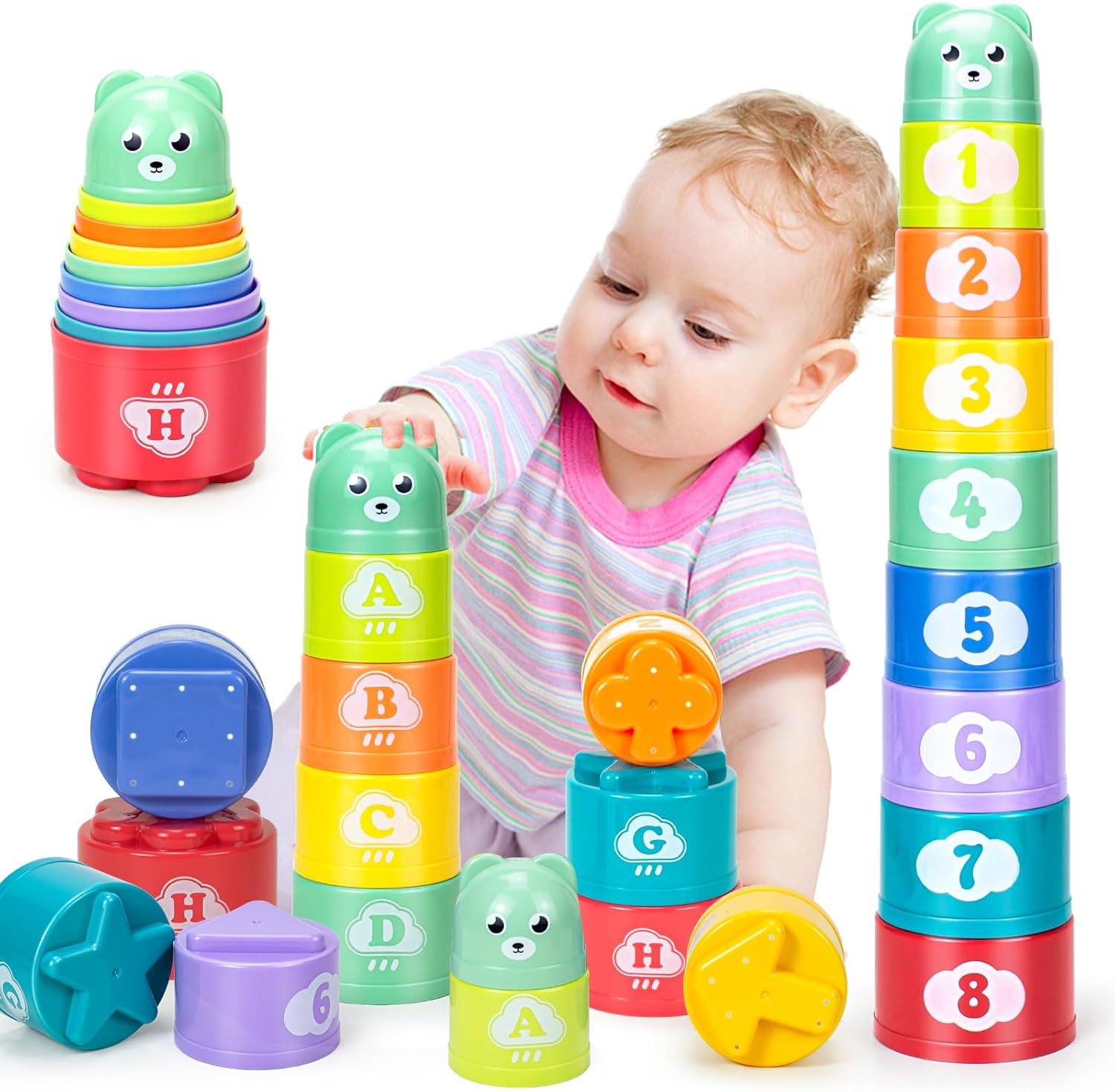 Jouet Gobelets Empilables Bébé