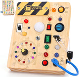Busy Board Montessori avec Interrupteur