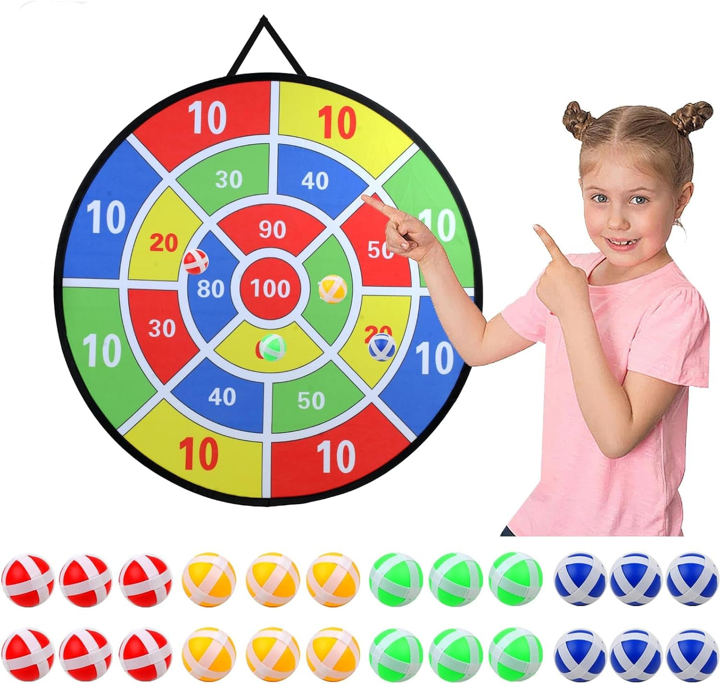Cible à Scratch et de Fléchette Enfant et Adulte