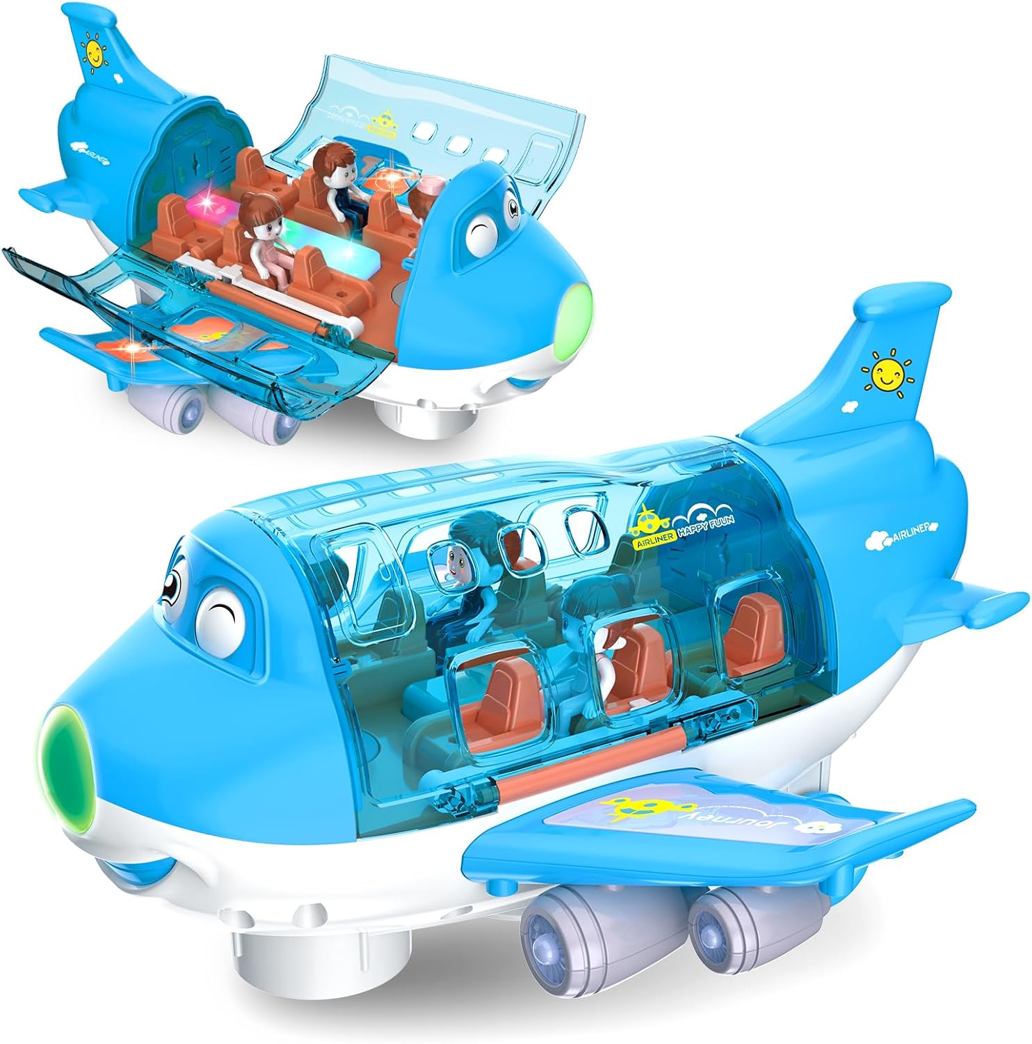 Jouet Avion Musical Lumineux Enfant et Bébé