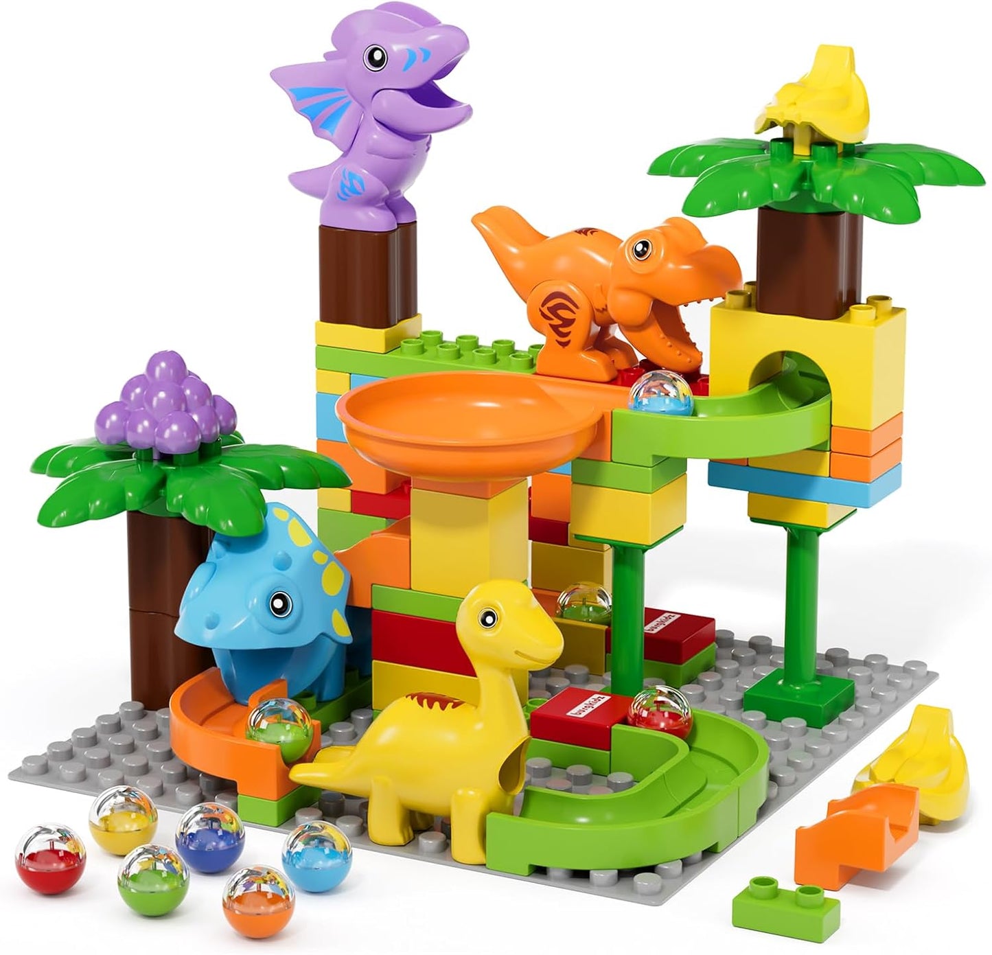 Pista di Biglie Dinosauro per Bambini