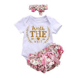 Ensemble pyjama fleuri pour bébé