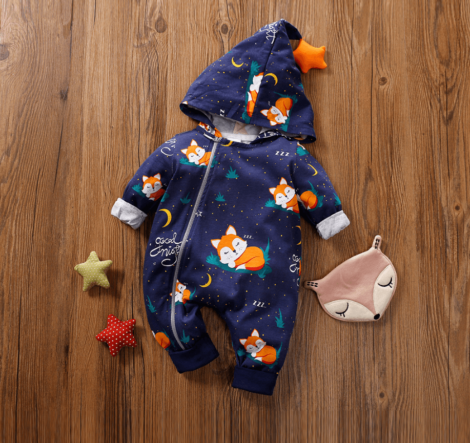 Combinaison pour bébé motif renard