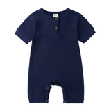 Combinaison Bébé Coton - Manches Courtes