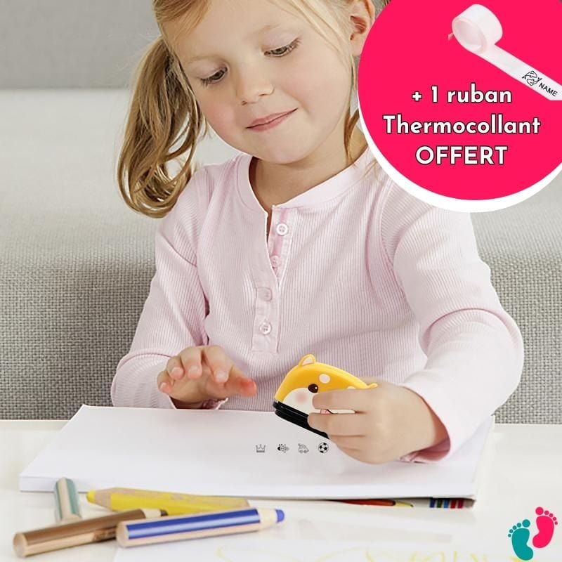 Customizable multi-purpose stamp for children - KIDS STAMP