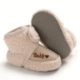 Fleece-Lined Ankle Boots for Baby Girls and Boys