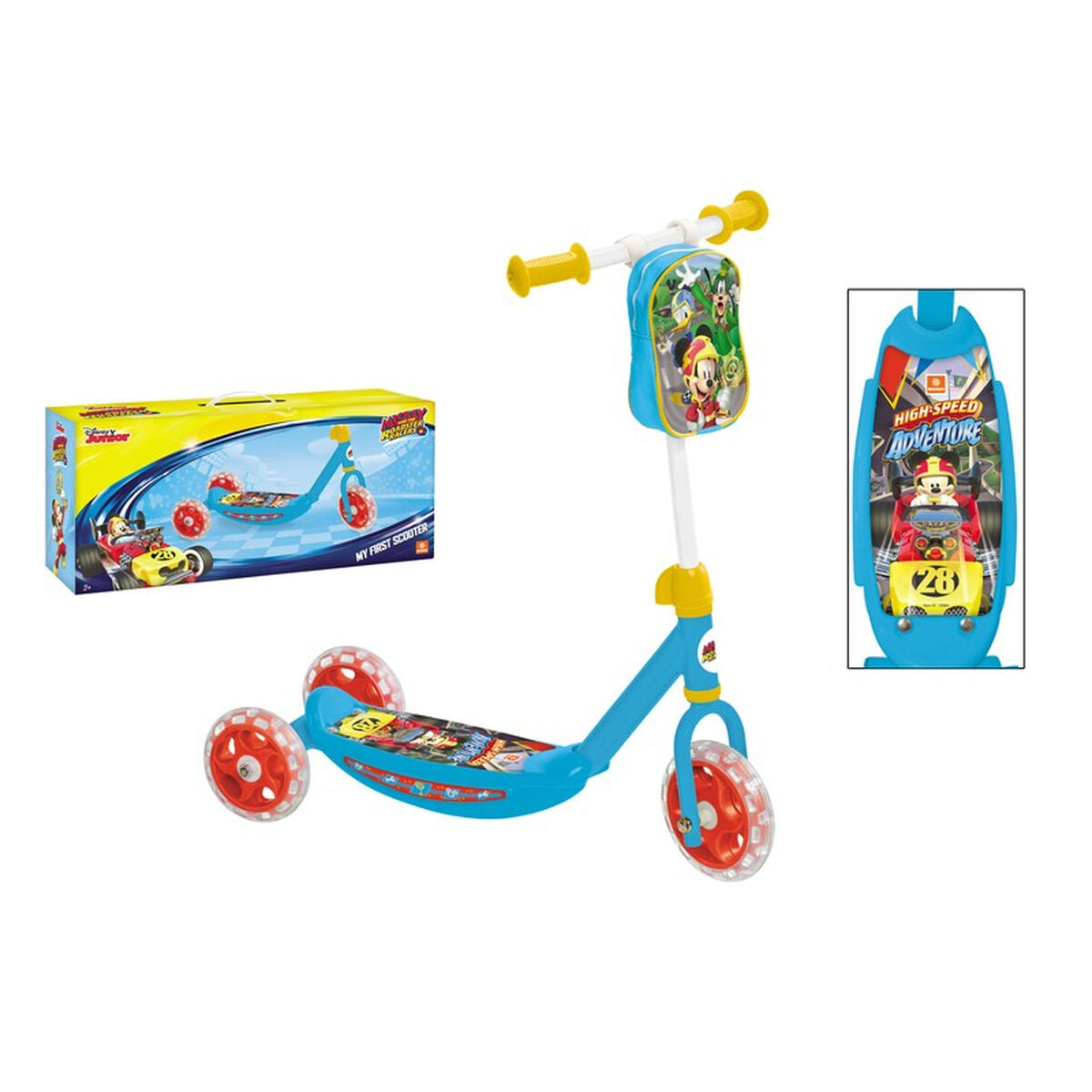 Pattino Mickey Mouse 3 ruote 60 x 46 x 13,5 cm