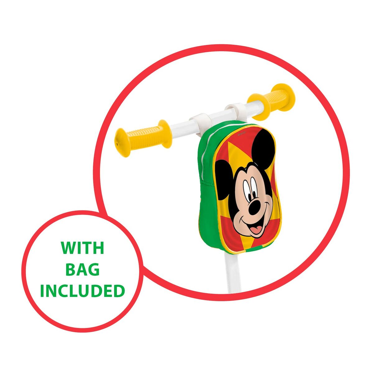 Pattino Mickey Mouse 3 ruote 60 x 46 x 13,5 cm