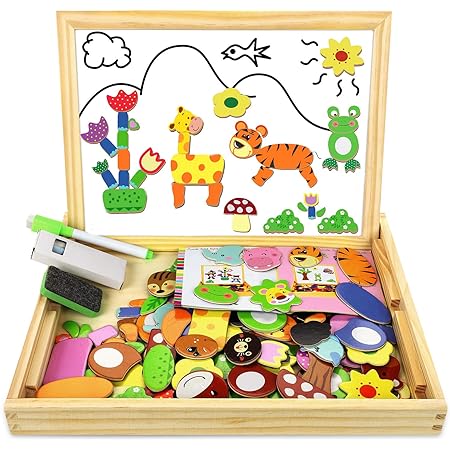 Puzzle Magnétique Montessori Double Face