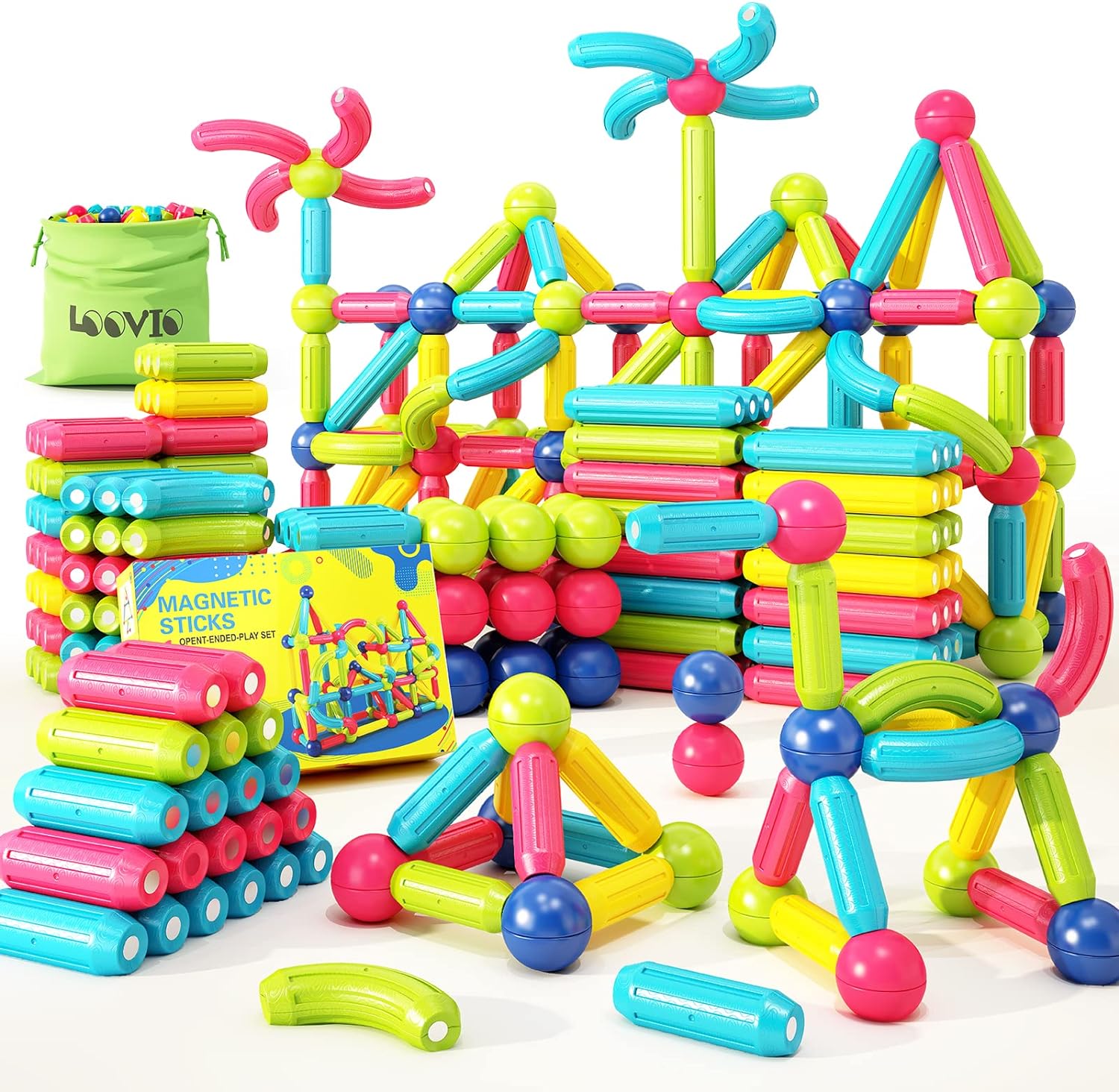 Gioco di Costruzioni Magnetiche per Bambini