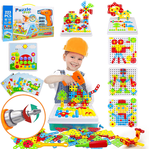 Jeu Montessori pour enfants pour la créativité et la logique