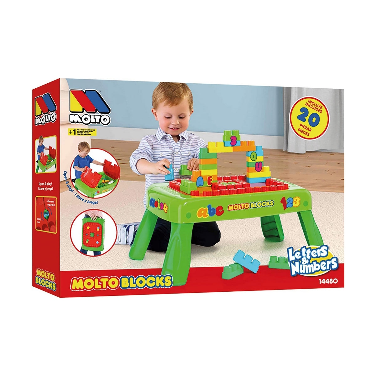 Gioco interattivo Moltó Blocks Desk 65 x 28 cm