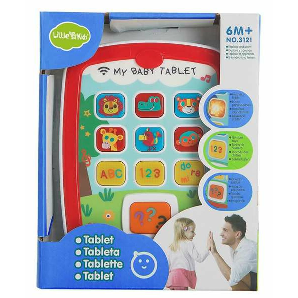 My Baby Tablet Interactive Baby Toy 18 x 14 x 3 cm