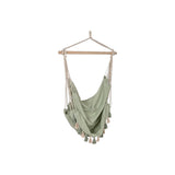 Sedia da giardino Home ESPRIT Verde Cotone Legno 100 x 50 x 135 cm