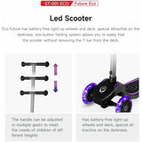 Monopattino Ociotrends Eco Future Scooter Verde 3 ruote