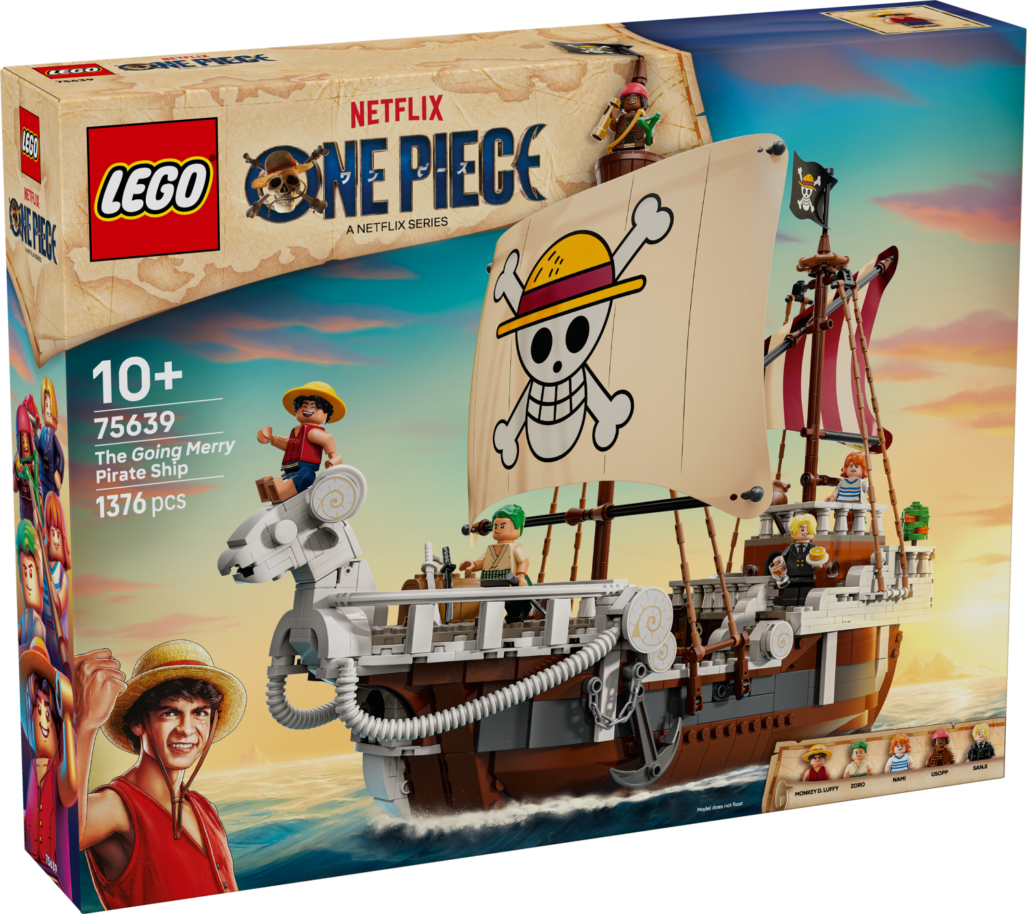 Lego One Piece 75639 Le bateau pirate Vogue Merry