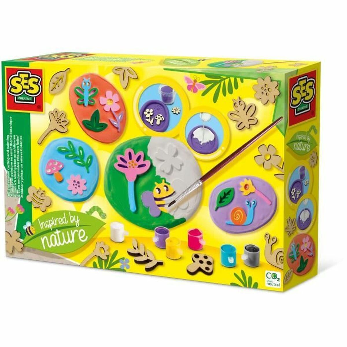 Kit da disegno SES Creative Pittura a rilievo e in gesso