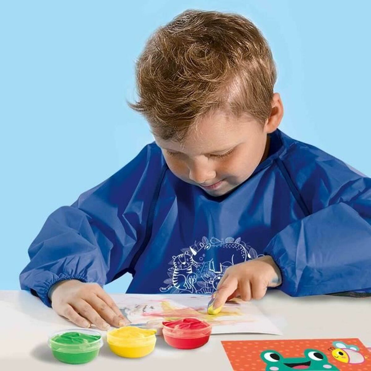 SES Creative Eco Finger Paint Cards Drawing Kit