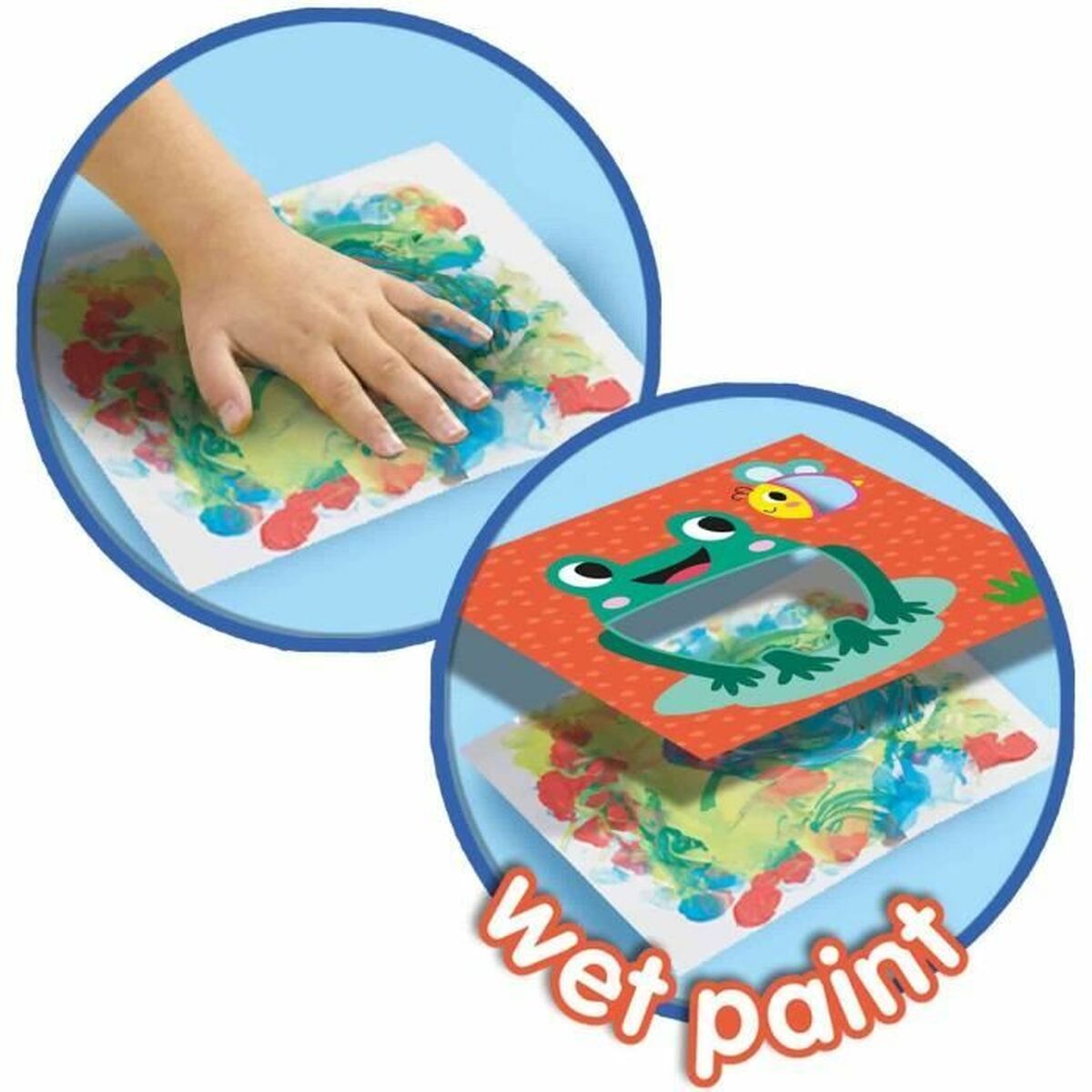 SES Creative Eco Finger Paint Cards Drawing Kit