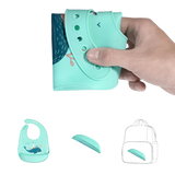 Bavoir en Silicone Imperméable pour Bébé - Animaux