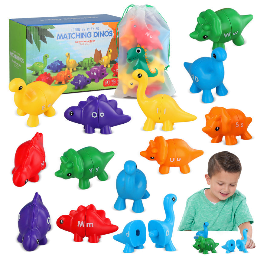 Jouet Montessori Dinosaures Alphabet