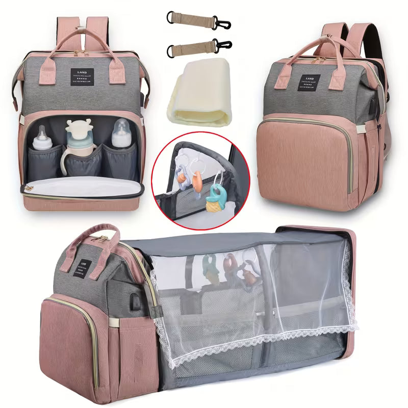 Sac à Langer Bébé Sac à Dos 3 en 1 - London™